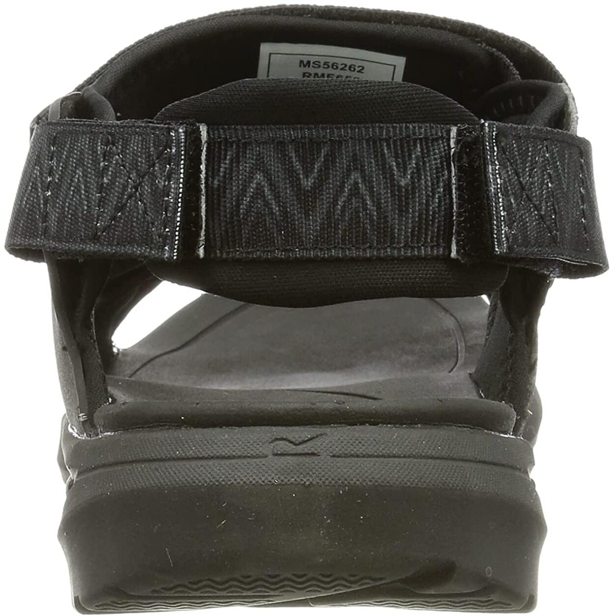 Mens Marine Web Sandals (Black) 2/5