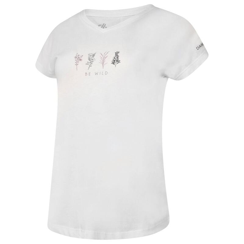 Camiseta Moments II Plantas para Mujer Blanco