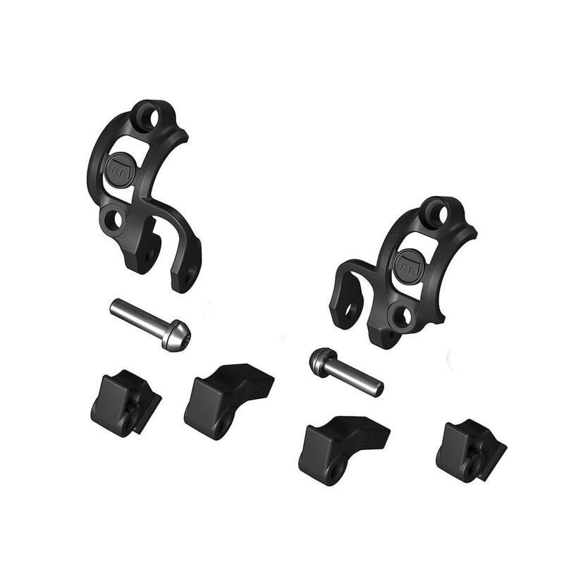 Shiftmix 1+2 klem voor Shimano I-Spec I+II trigger shifters links - zwart