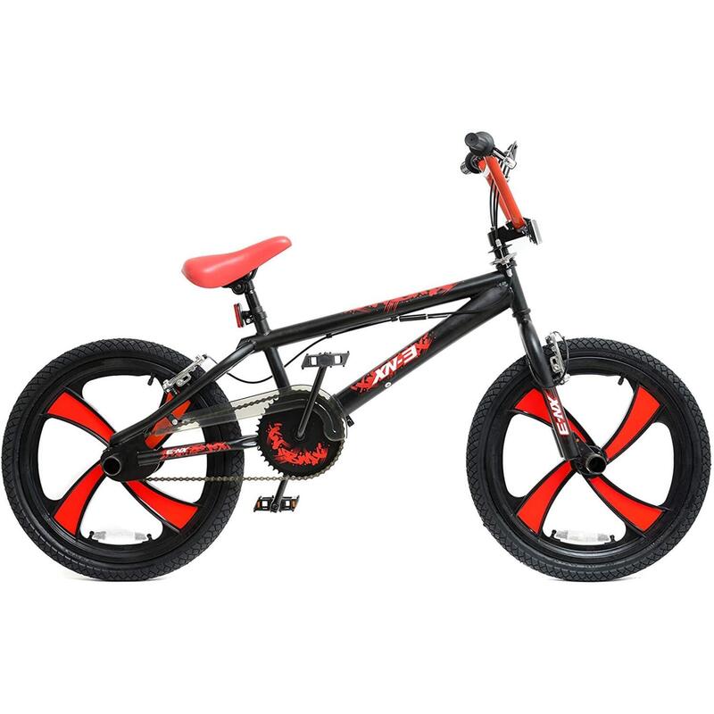 XN-3-20 BMX Bike Boys Freestyle BMX - 20In MAG Wheel Gyro Black/Red