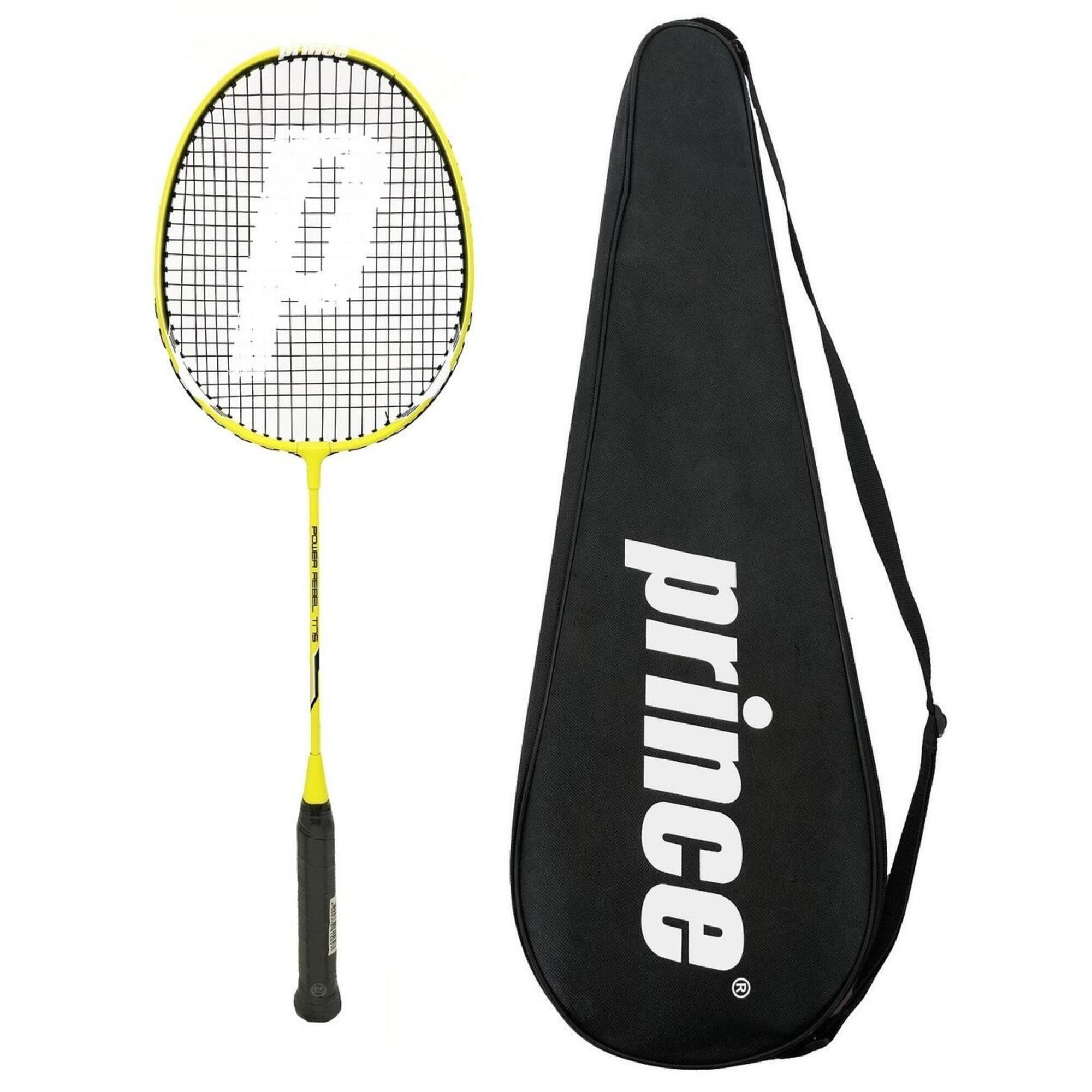 Prince Power Rebel Ti 75 Badminton Racket & Cover 1/3