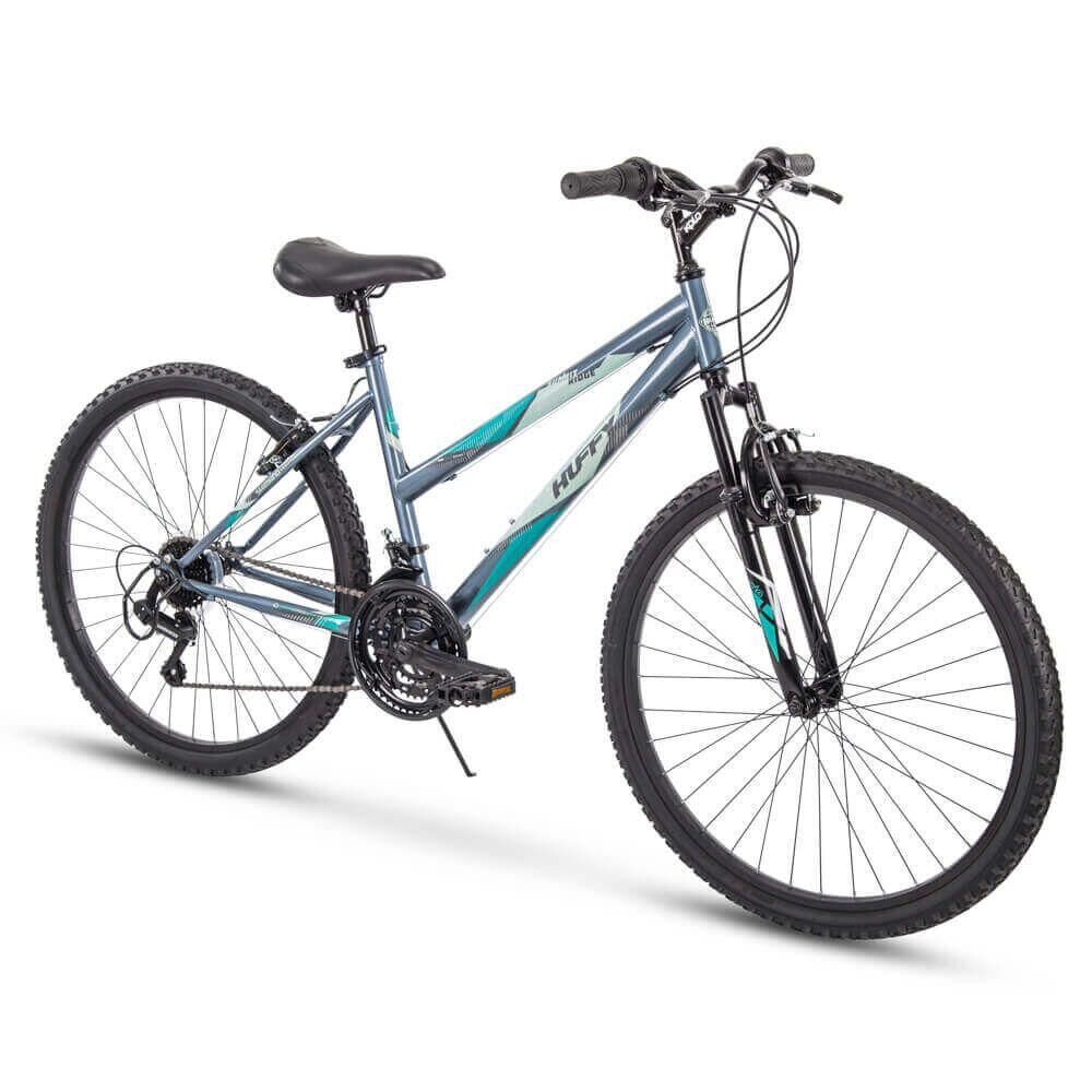 HUFFY Huffy Stone Mountain Ladies 26" Mountain Bike Hardtail 21 Speed Grey & Teal