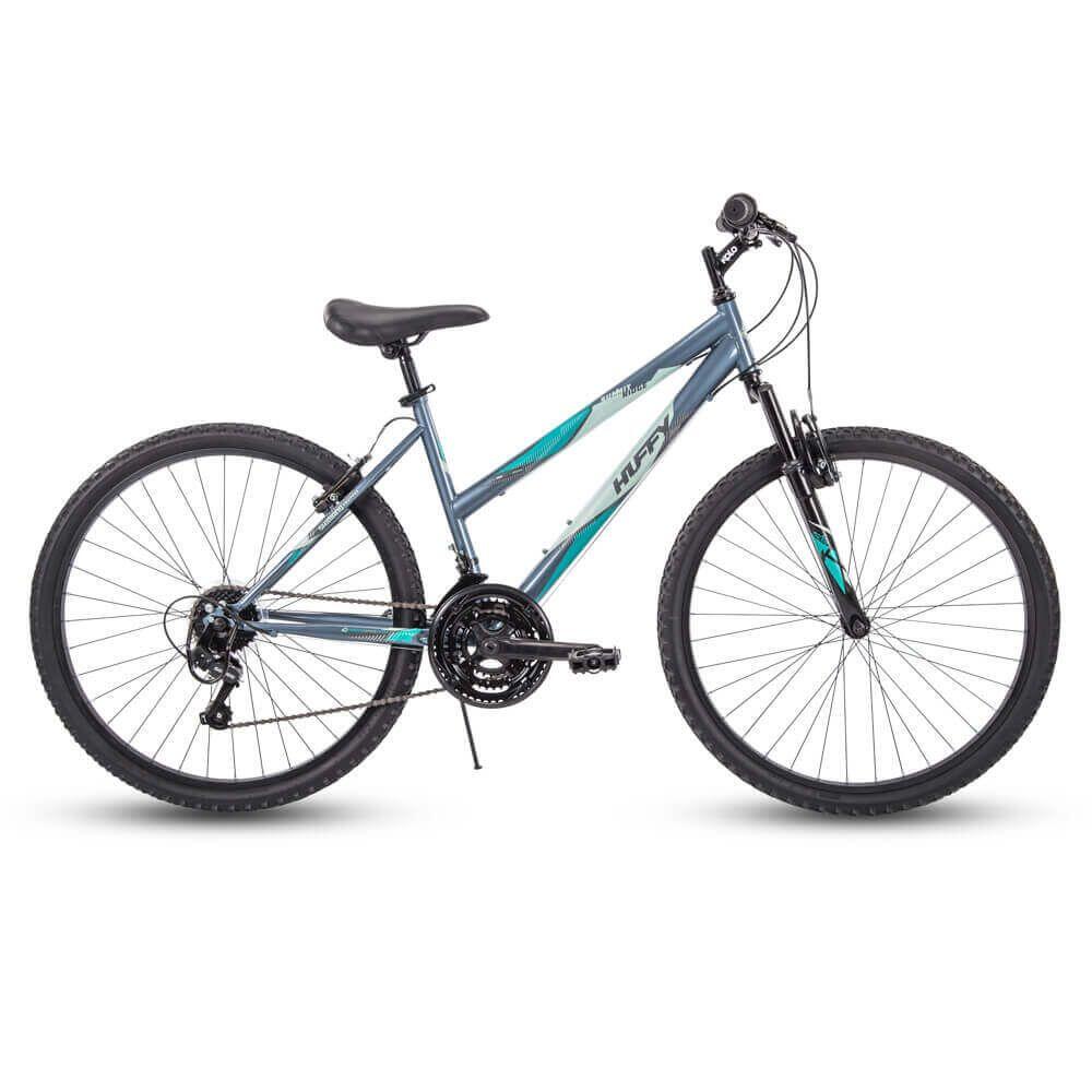 Huffy Stone Mountain Ladies 26" Mountain Bike Hardtail 21 Speed Grey & Teal 2/5