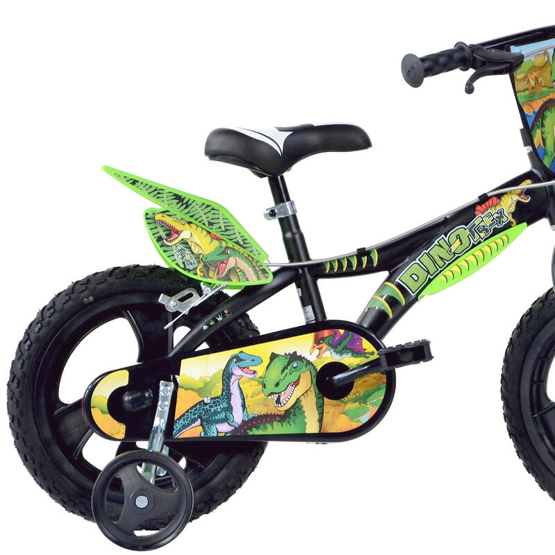 Fiets 14 inch 4-6 jaar Dino Trex