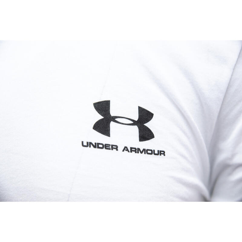 Camiseta Under Armour Sportstyle, Blanco, Hombres