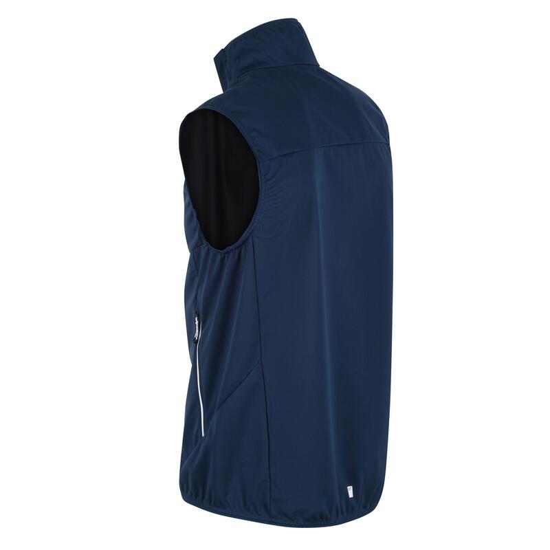 Lankin IV wandelbodywarmer voor heren - Midden marineblauw