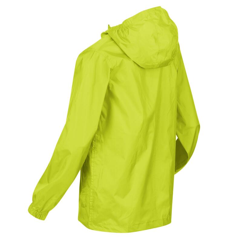 Regenjacke mit Packbeutel Kids Wandern/Outdoor/Trekking Kinder Bright Kiwi