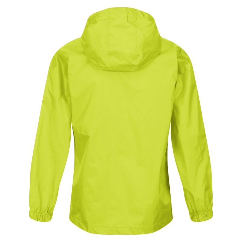 Regenjacke mit Packbeutel Kids Wandern/Outdoor/Trekking Kinder Bright Kiwi