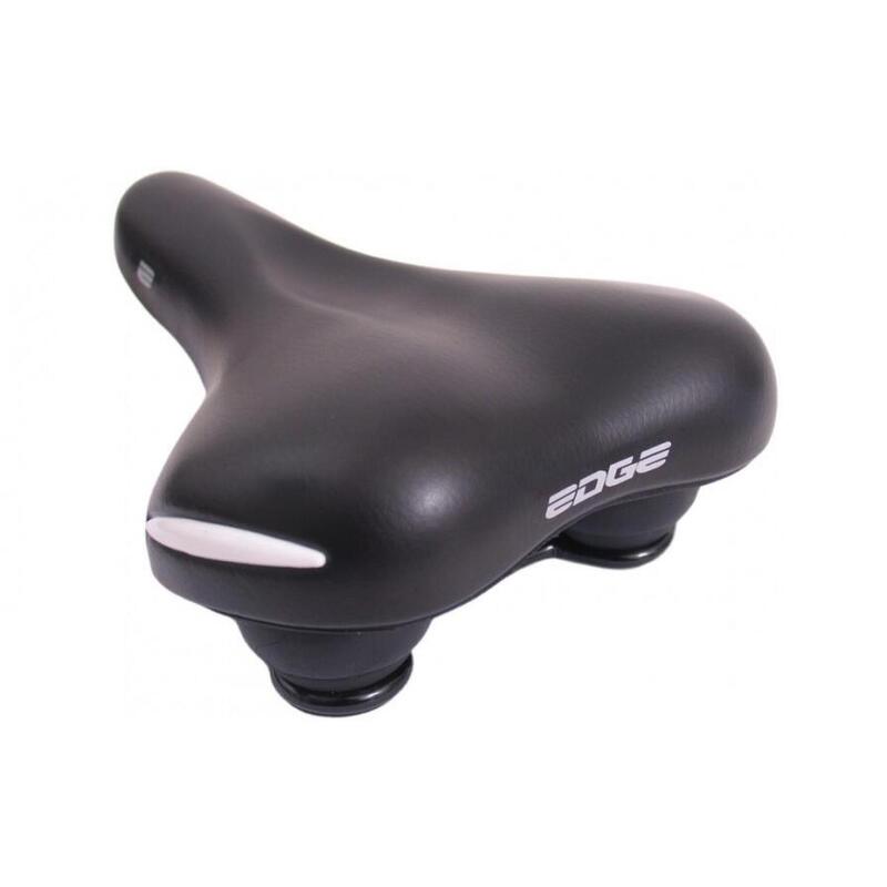 Selle Comfort zadel Ride. Zwart met witte bumpers (hangverpakking)