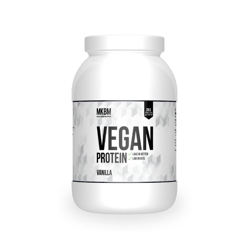 MKBM Vegan Protein Vanilla - 1 KG - Vegan Proteïne Poeder met Vanillesmaak