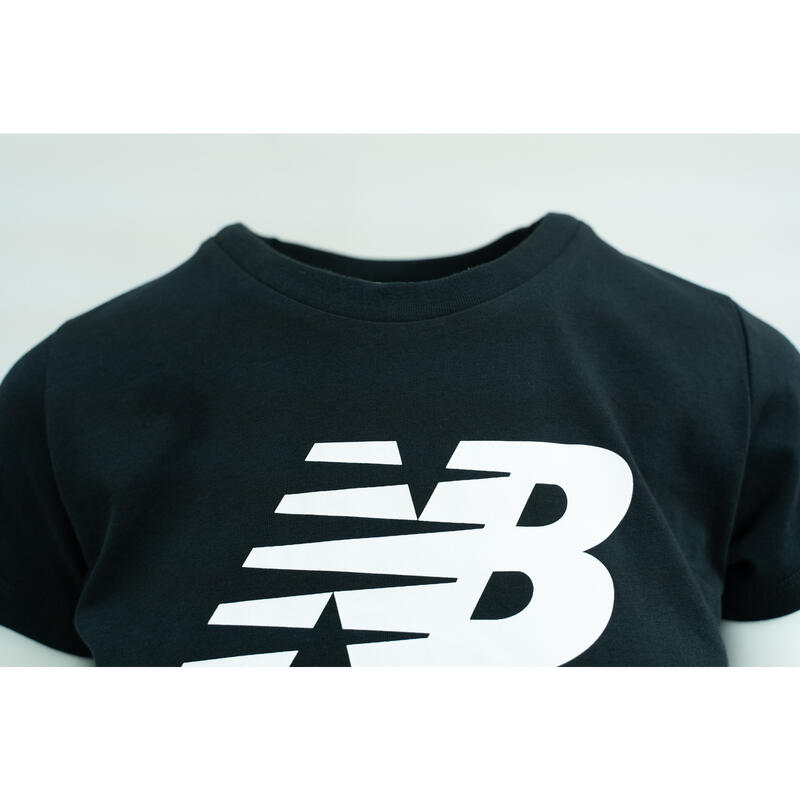 Camiseta de Manga Corta Mujer New Balance Essentials  Negro