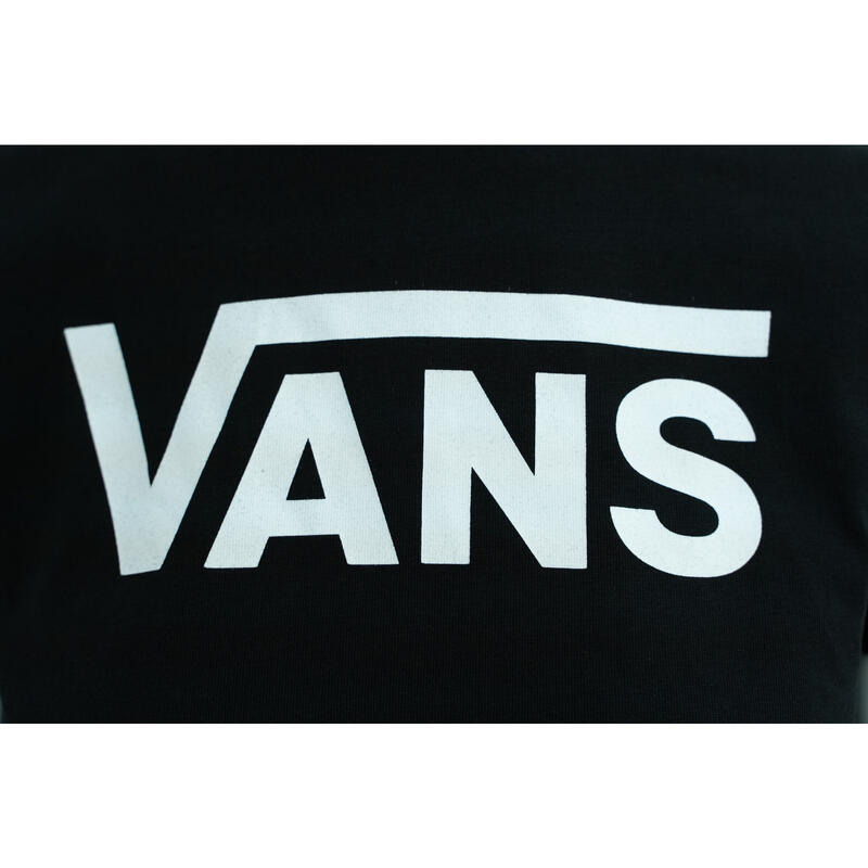 Camiseta de manga corta Vans Fying V Crew, Negro, Mujer