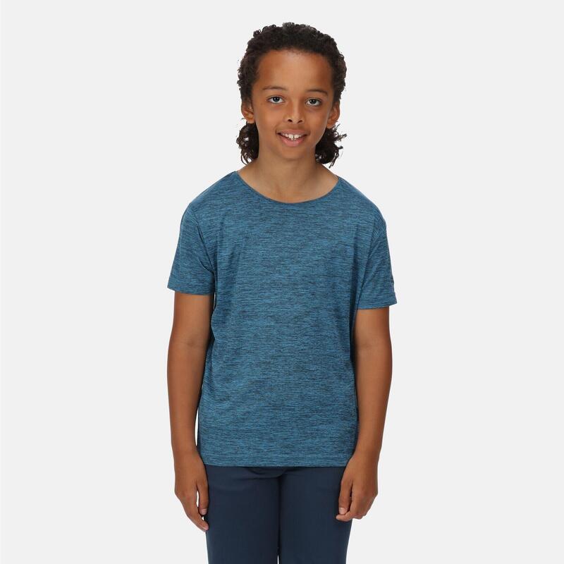 Fingal Edition wandel-T-shirt met korte mouwen voor kinderen - Blauw