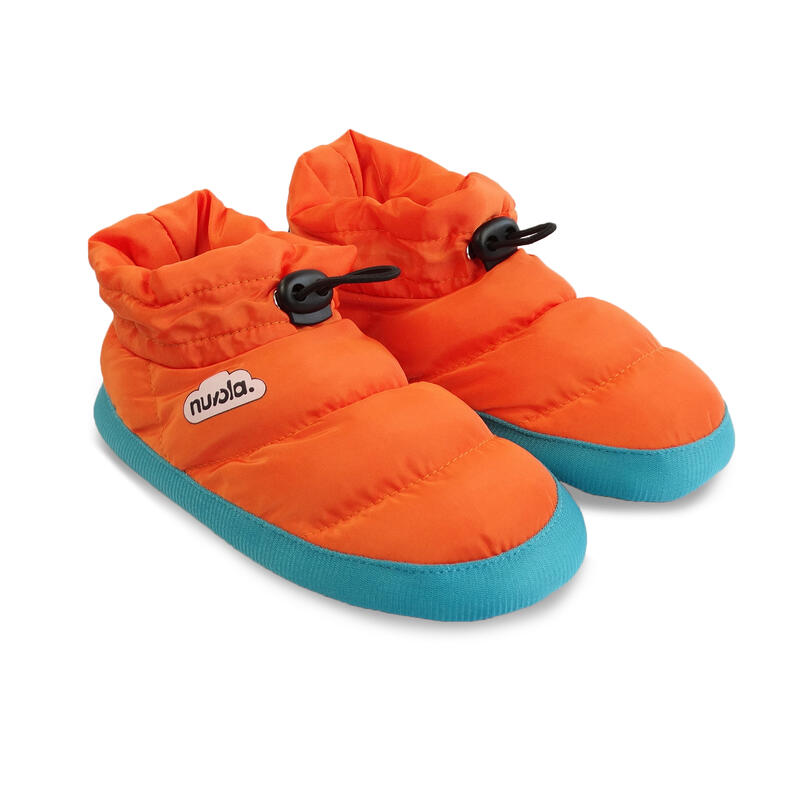 Nuvola Unisex-Pantoffeln in Orange mit Gummisohle