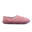 Chaussons unisex Nuvola de couleur rose pâle avec semelle en caoutchouc
