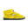 Chaussons unisex Nuvola de couleur jaune avec semelle en caoutchouc