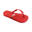 Strand-Flip-Flops unisex Brasileras rote Flip-Flops rutschfester Gummisohle