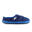 Chaussons unisex Nuvola de couleur bleu foncé avec semelle en caoutchouc