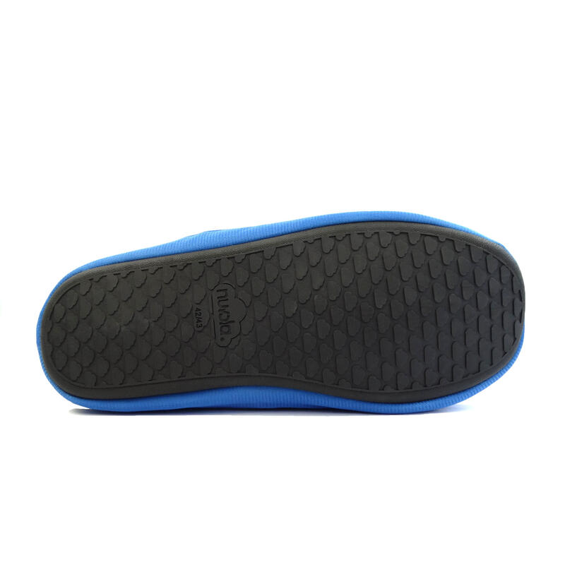 Nuvola unisex slippers in donkerblauw met rubberen zool