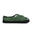 Chaussons unisex Nuvola de couleur vert militaire avec semelle en caoutchouc