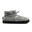 Chaussons unisex Nuvola de couleur gris avec semelle en caoutchouc