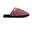 Chaussons unisex Nuvola de couleur rouge avec semelle en caoutchouc