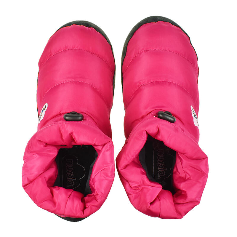 Nuvola unisex slippers in fuchsia kleur met rubberen zool