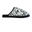 Chaussons unisex Nuvola de couleur gris avec semelle en caoutchouc