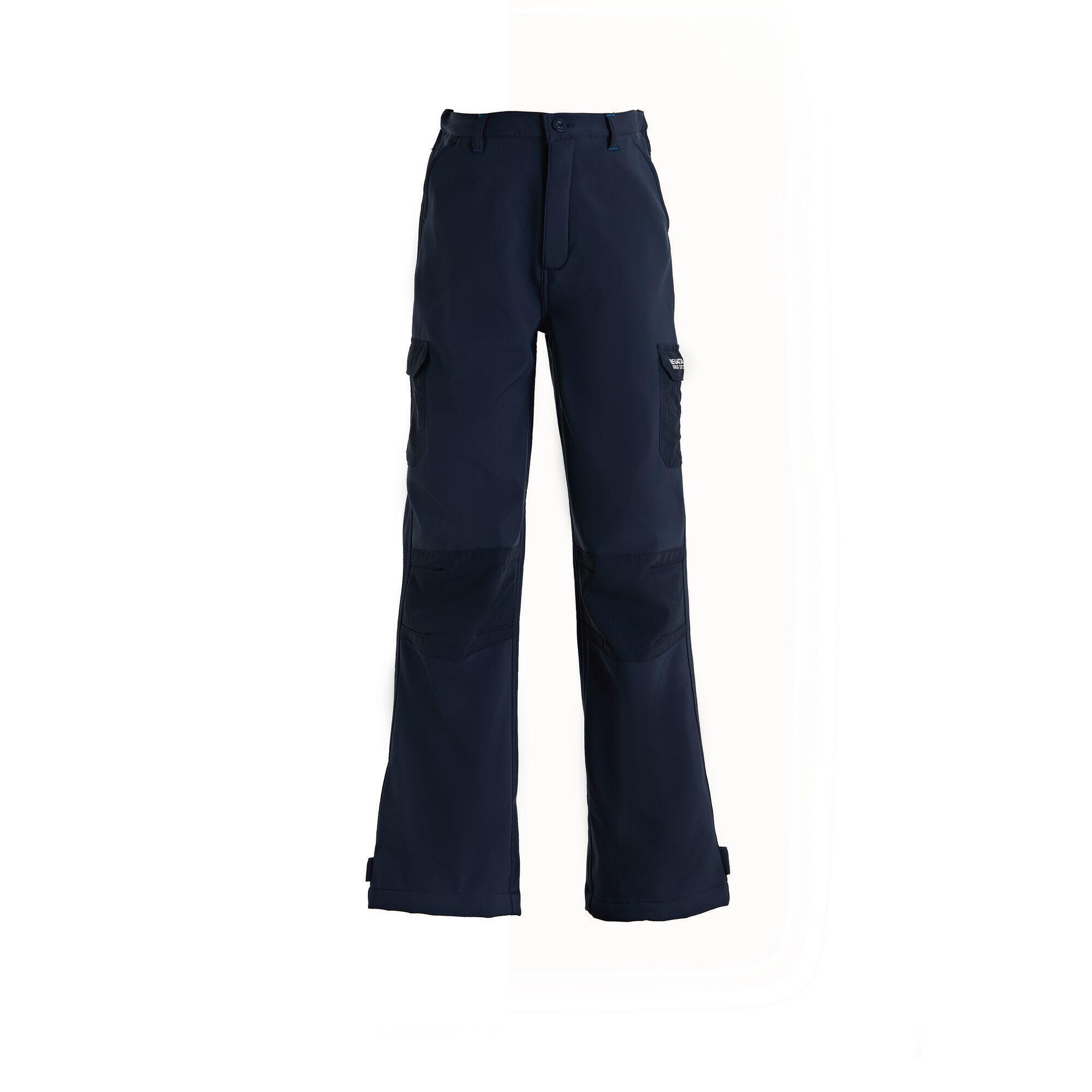 REGATTA Great Outdoors Kids Boys Adventure Tech Softshell Trousers (Navy)