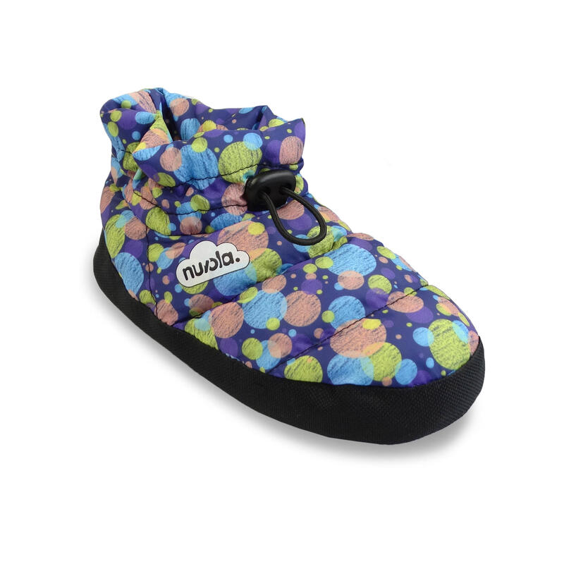 Pantofole Nuvola unisex in blu con suola in gomma