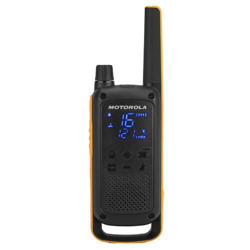 Pack WalkieTalkie 4 peças Lanterna integrada IPX4 Motorola T82 Extreme