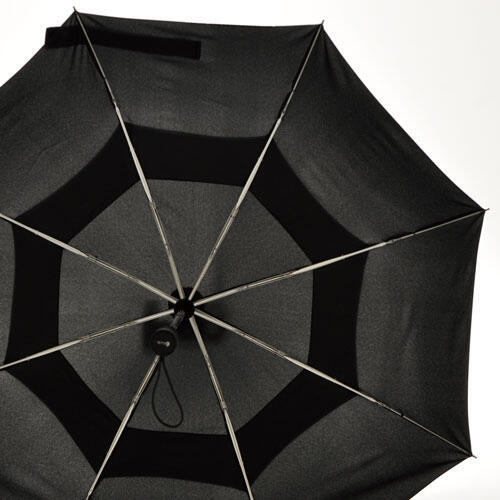 Hus. Double Canopy Strong Super Windproof UV Protect Automatic Folded Umbrella
