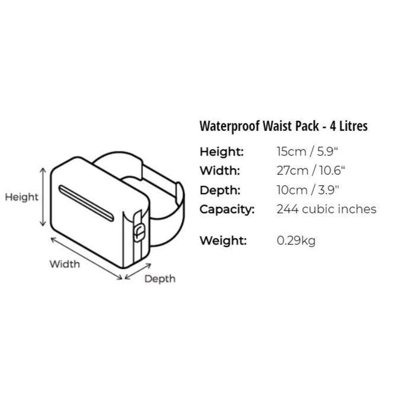 英國防水腰包4L Pro-Light Waist Pack 黃色