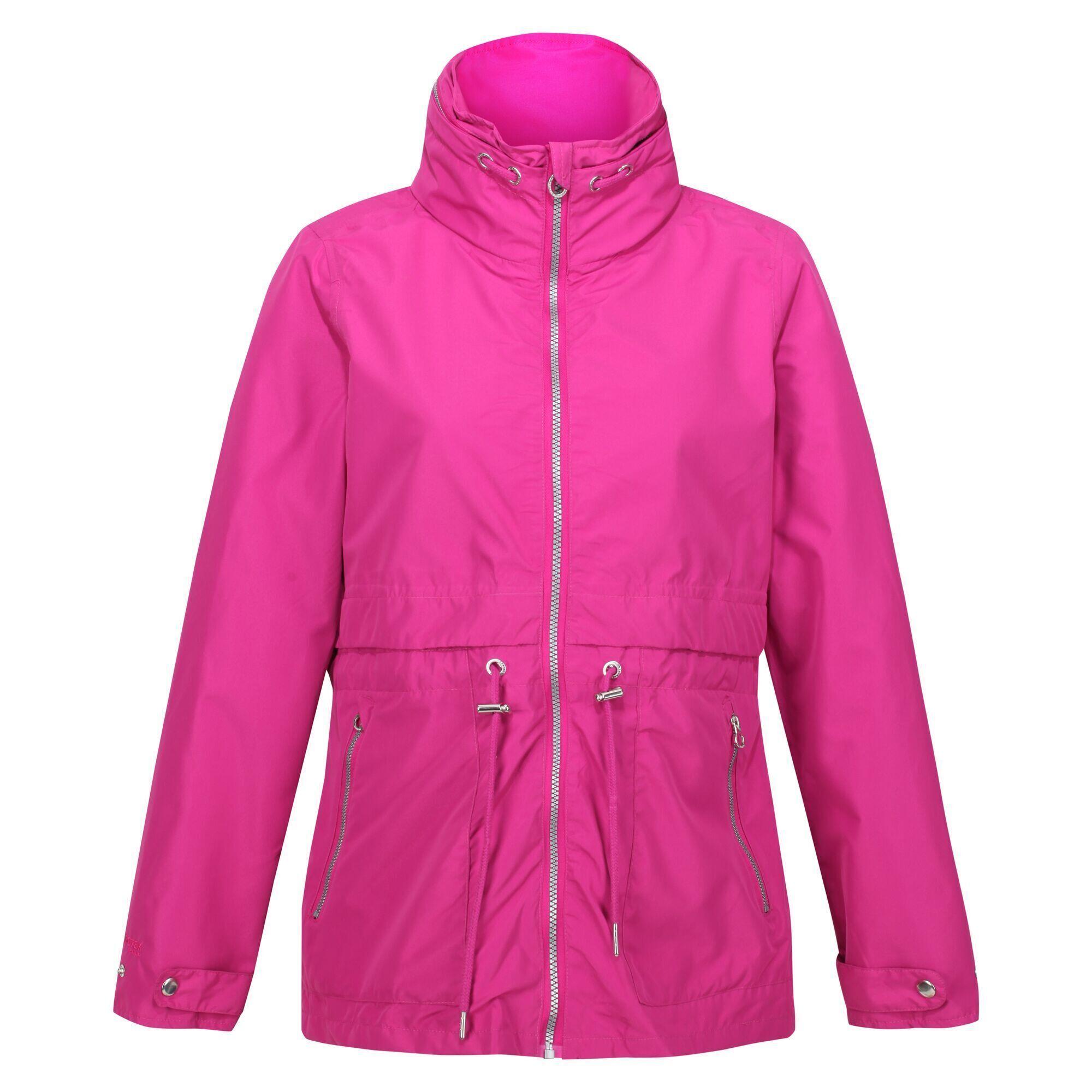 Women's NADIRA waterproof jacket (Fuchsia)