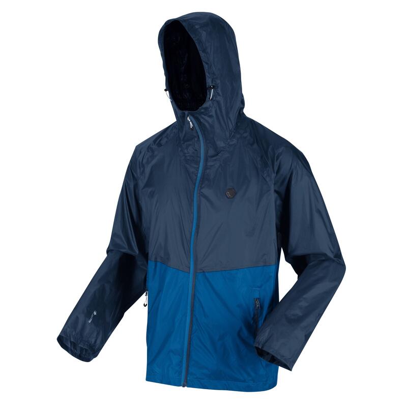 Veste imperméable PACK IT PRO Homme (Bleu nuit / Bleu vif)