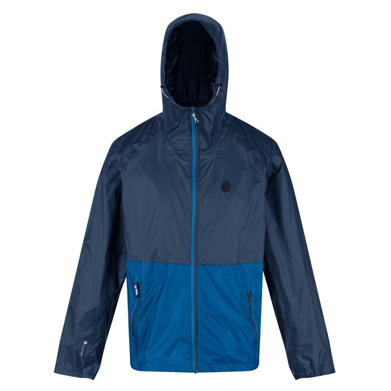 Veste imperméable PACK IT PRO Homme (Bleu nuit / Bleu vif)