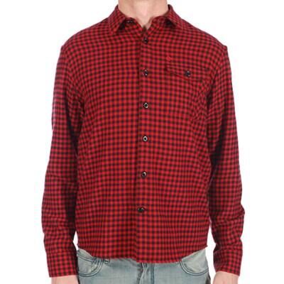 VOLCOM Flash Black/Red L/S Shirt