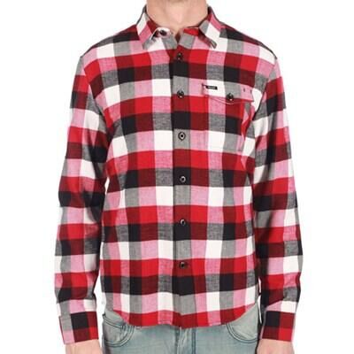 VOLCOM Nogard Red L/S Shirt