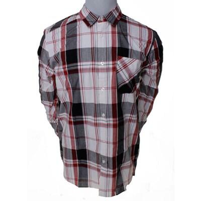 VOLCOM Ex Factor Lumberjack Red Plaid L/S Shirt