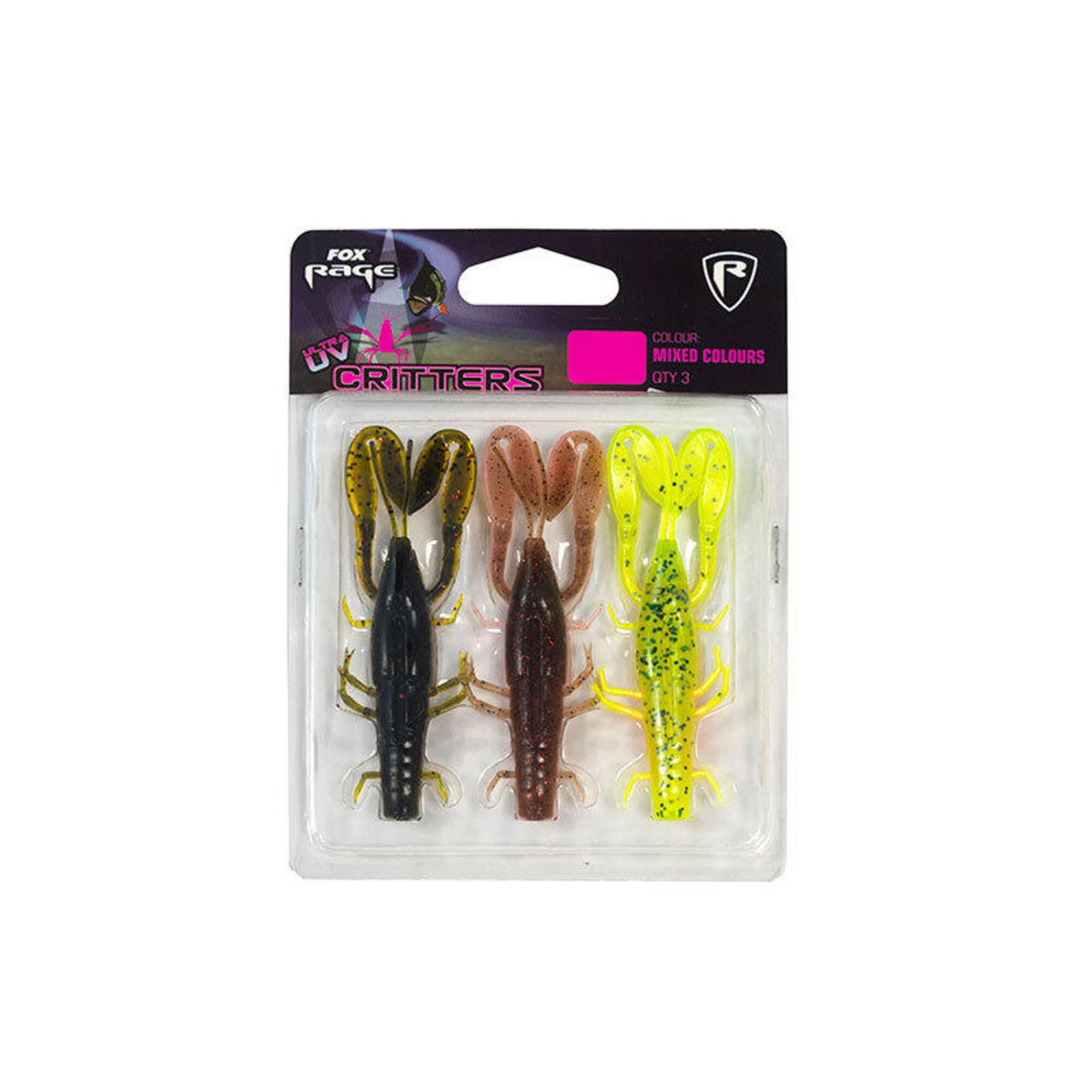 Atraer a Fox Rage critter 2.75" pack x 3pcs