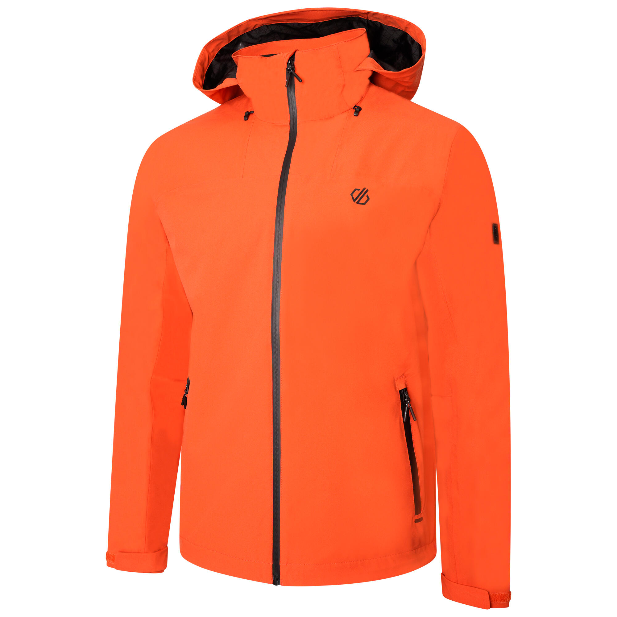 Mens Switch Out Recycled Waterproof Jacket (Burnt Salmon) 3/5