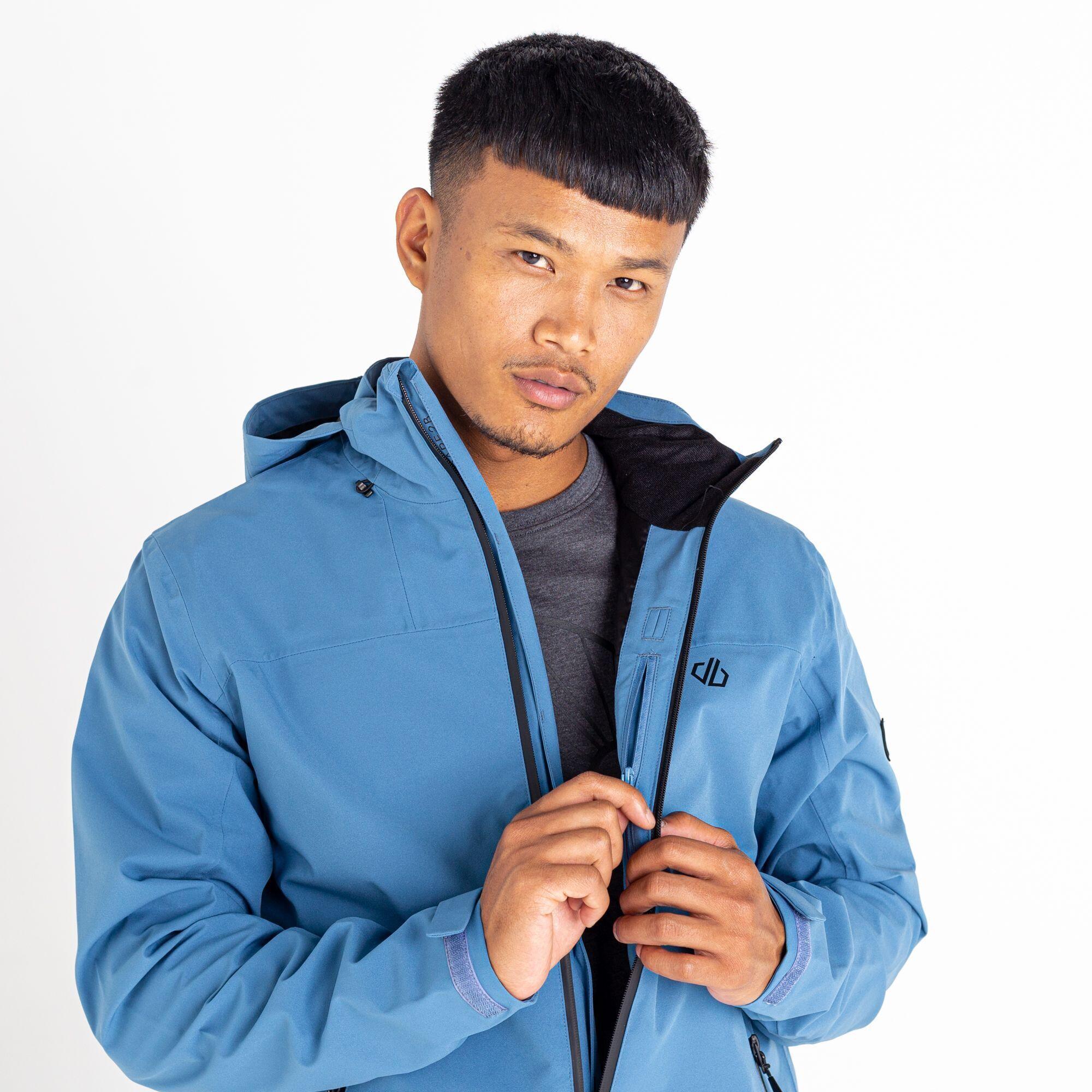 Mens Switch Out Recycled Waterproof Jacket (Stellar Blue) 4/5