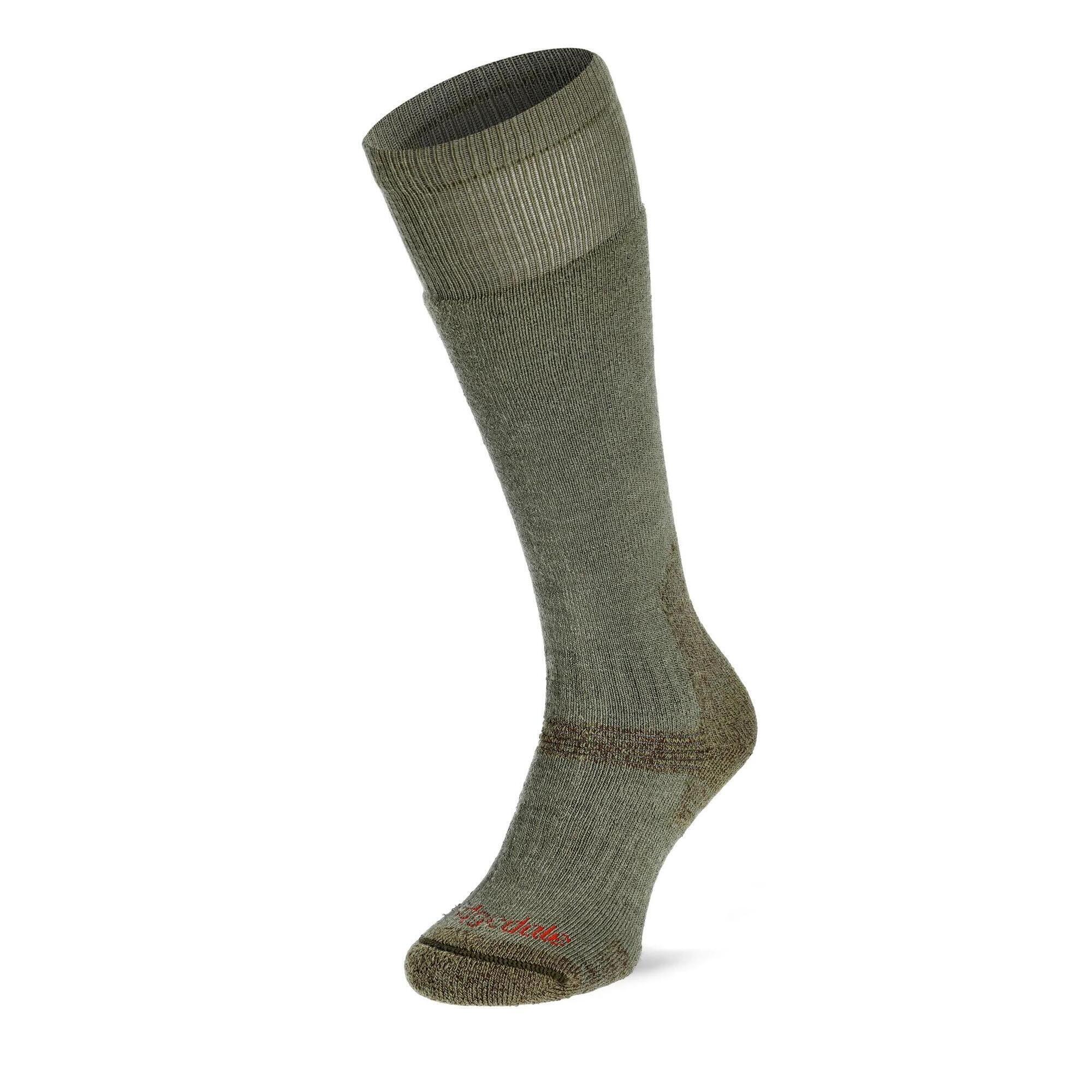 EXPLORER Heavyweight Merino Performance Knee Unisex - Olive 1/3