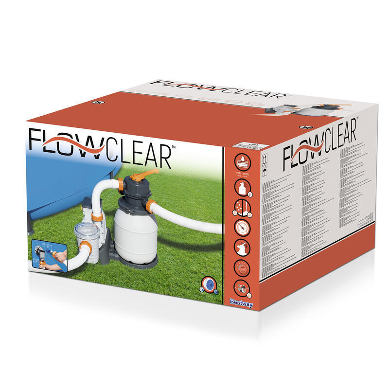 Bestway Pompe de filtration à sable Flowclear 5678 L/h