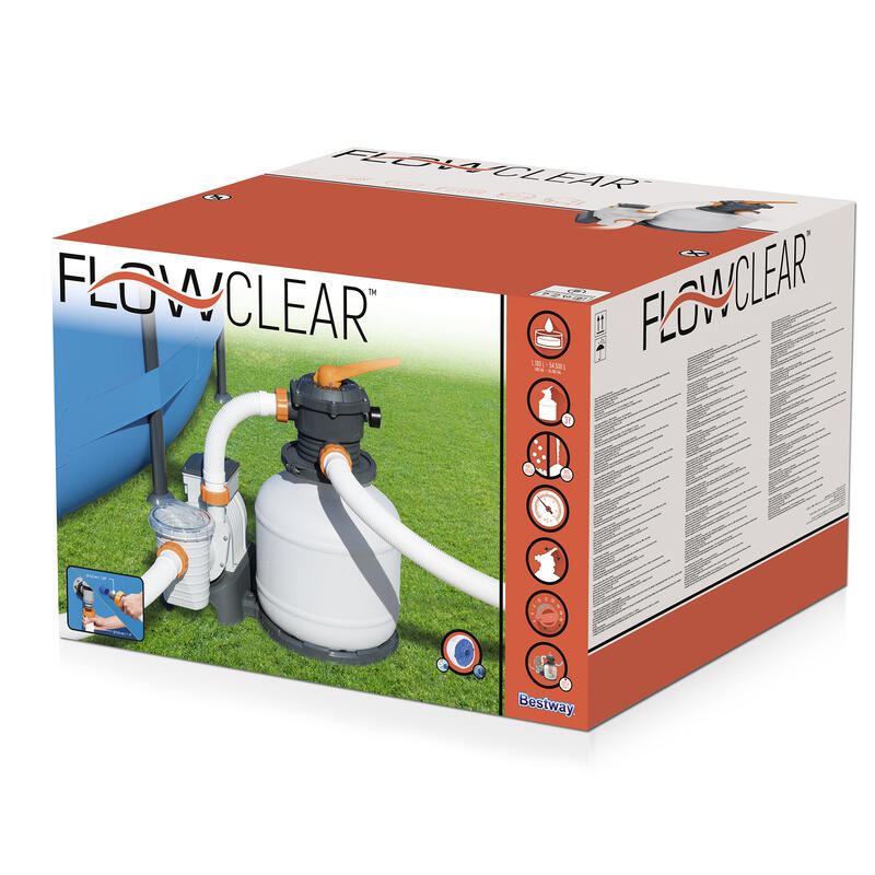 Bestway Pompe de filtration à sable Flowclear 8327 L/h
