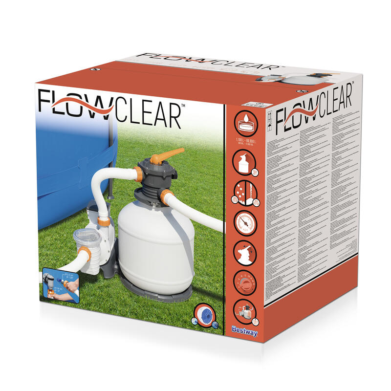Groupe de filtration Bestway FLOWCLEAR 10m³/h