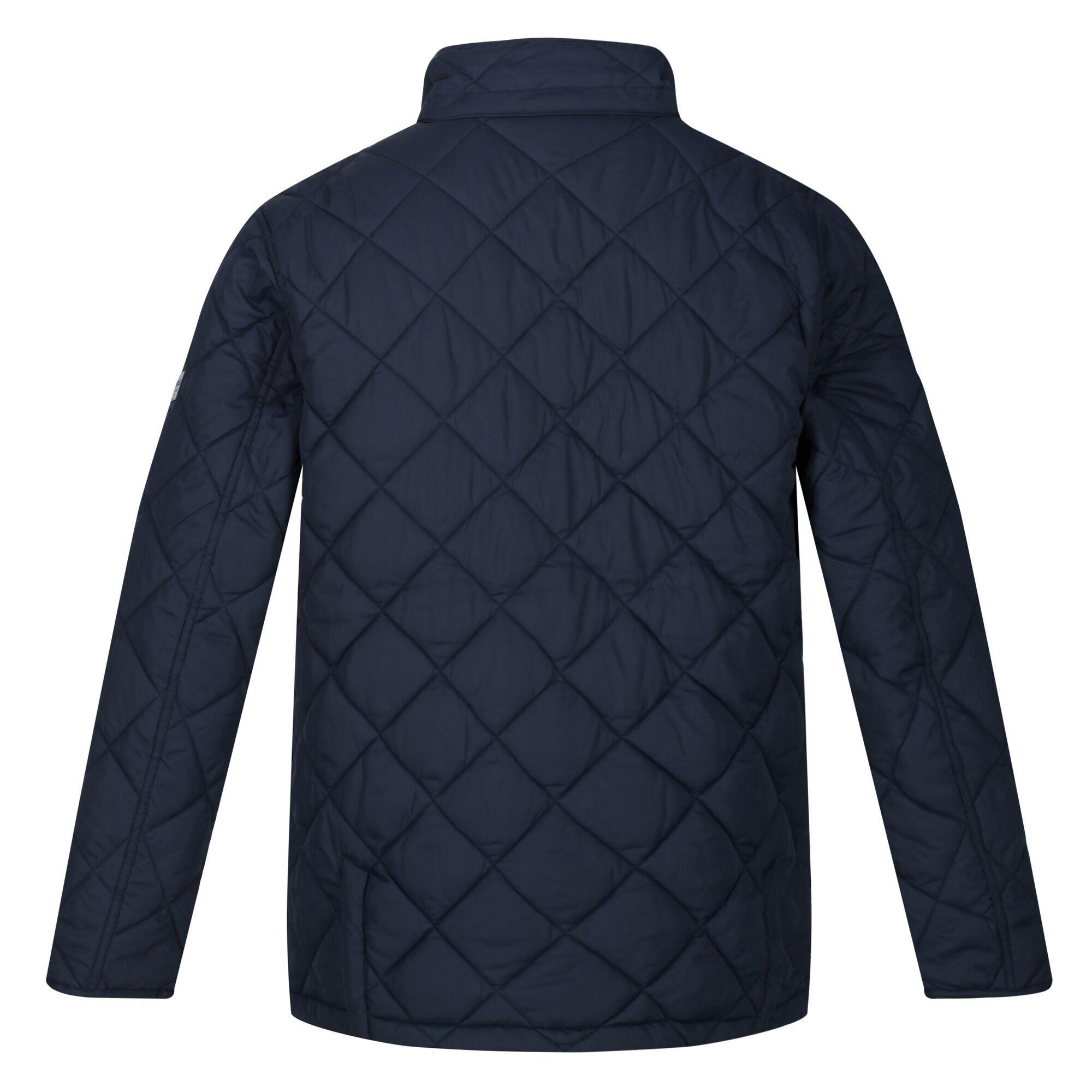 Mens Londyn Quilted Insulated Jacket (Navy) 2/5