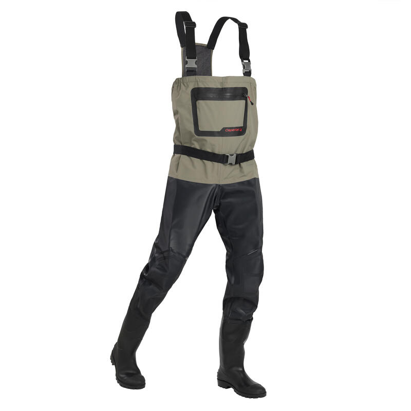 Second Life - Spodniobuty wędkarskie Caperlan 500 PVC  - Stan Doskonały