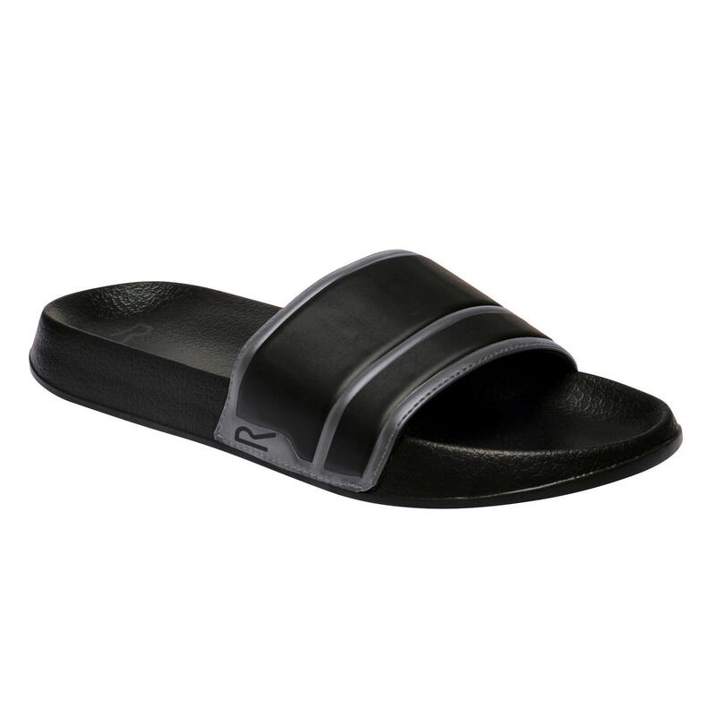 Mens Shift Slider Sandals (Black/Ash)