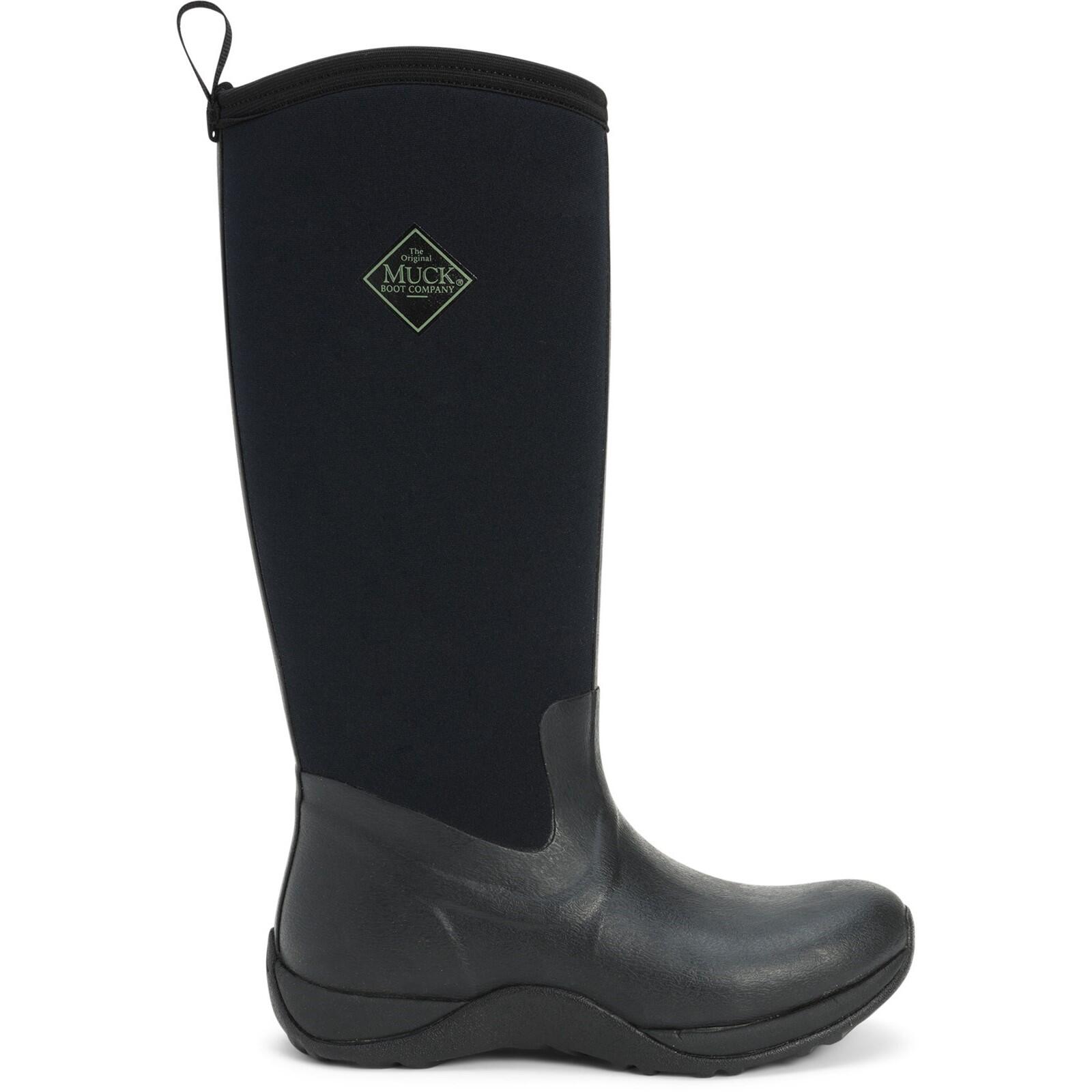 MUCK BOOTS Arctic Adventure Textile/Weather Wellingtons BLACK